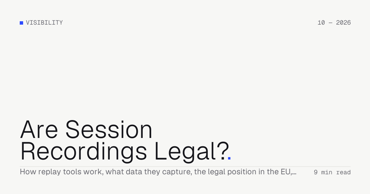 Are Session Recordings Legal? — Troiana insight cover