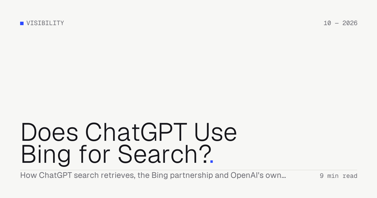 Does ChatGPT Use Bing for Search? — Troiana insight cover