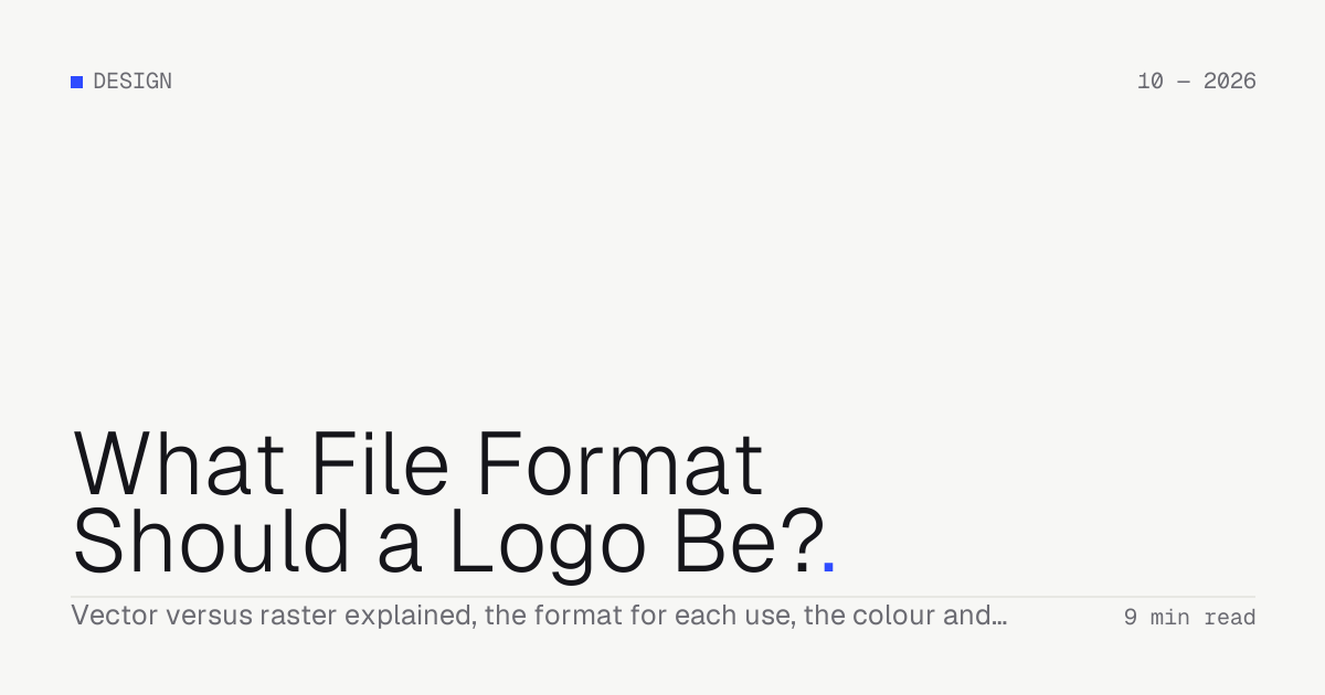 What File Format Should a Logo Be? — Troiana insight cover