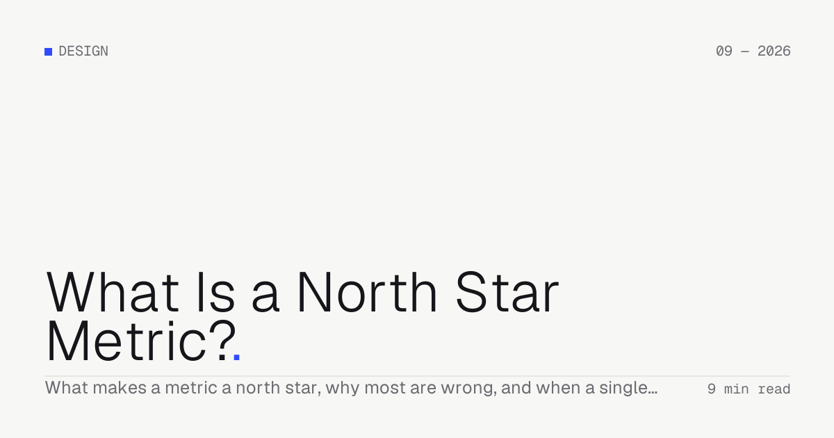 What Is a North Star Metric? — Troiana insight cover
