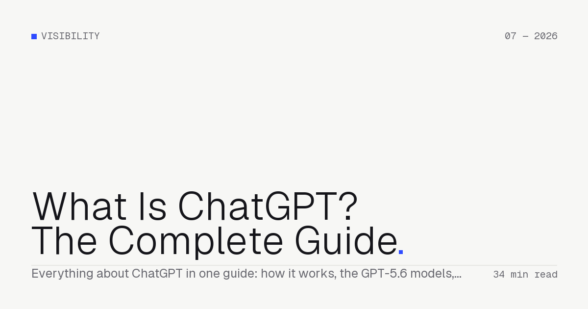 What Is ChatGPT? The Complete Guide — Troiana insight cover