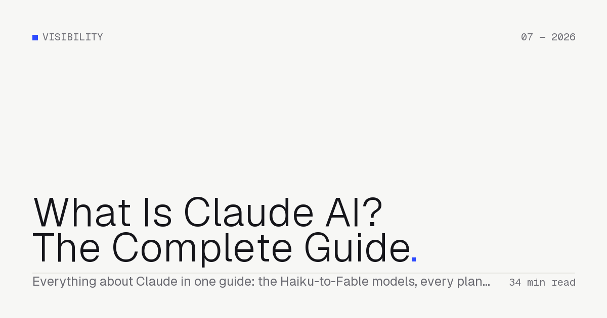 What Is Claude AI? The Complete Guide — Troiana insight cover
