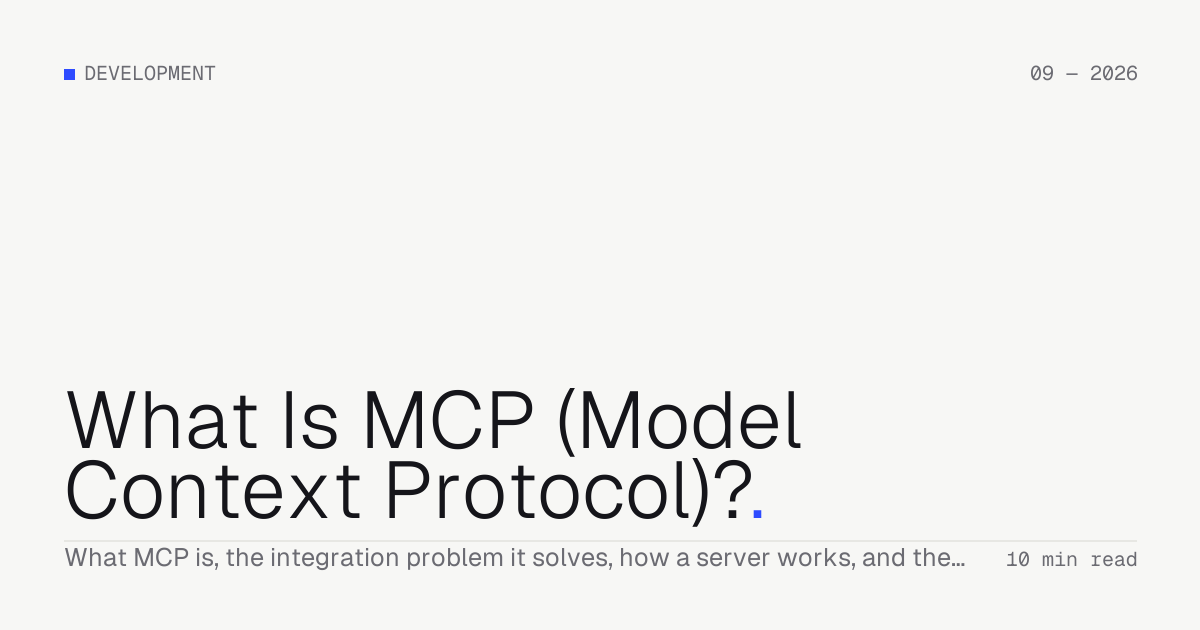 What Is MCP (Model Context Protocol)? — Troiana insight cover