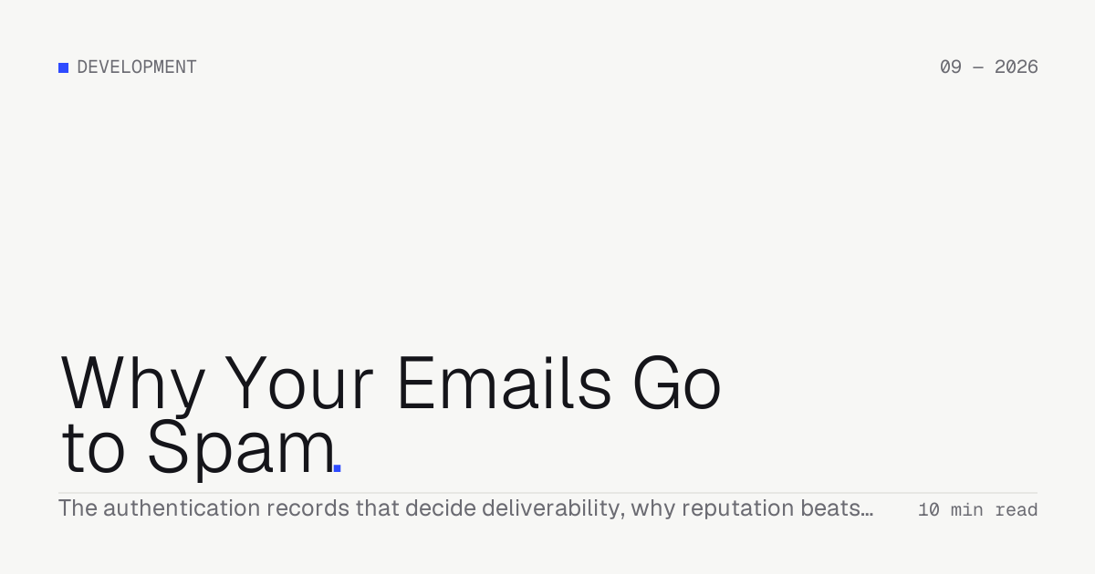 Why Your Emails Go to Spam — Troiana insight cover