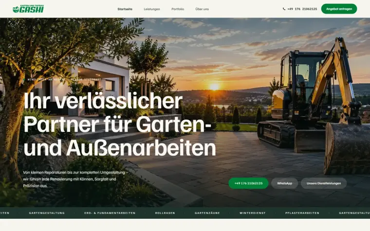 Egashi GaLaBau homepage