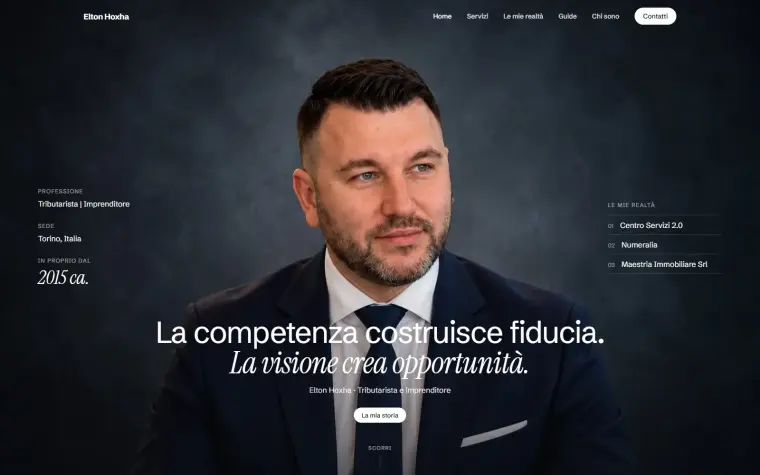 Elton Hoxha homepage