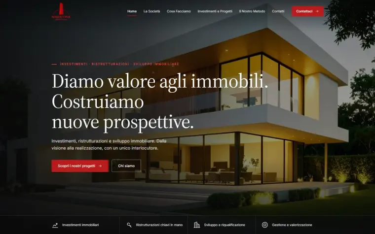 Maestria Immobiliare homepage