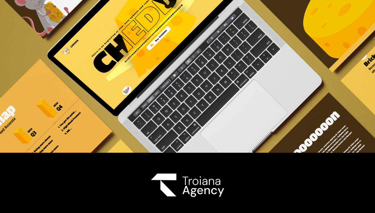 Case Study: Web Design for $CHEDDA Token